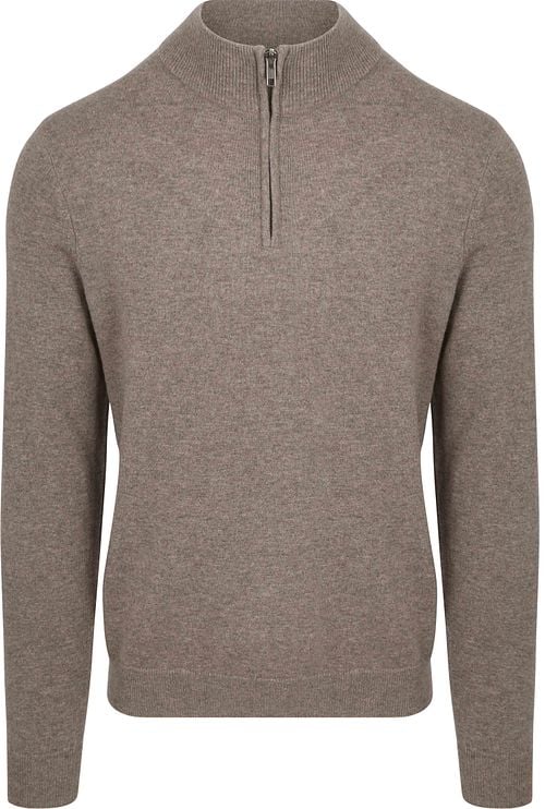Steppin' Out Half Zip Pullover Merinowolle Taupe Product
