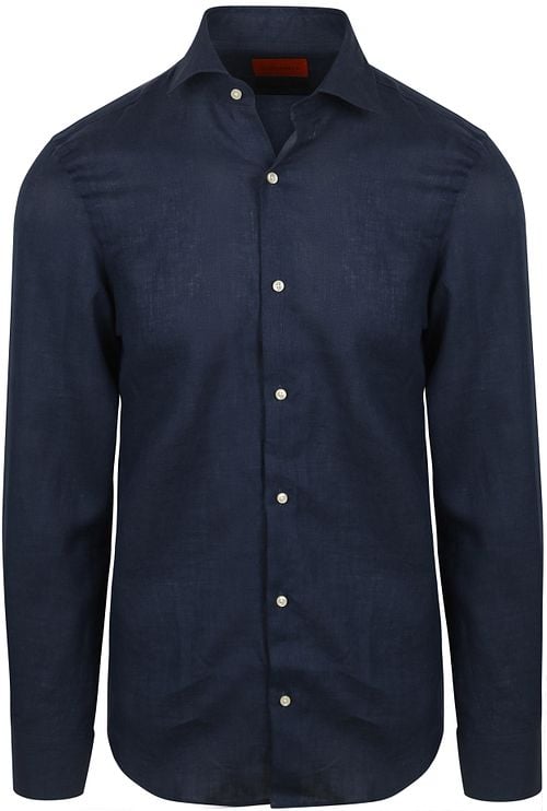 Suitable Shirt Linen Navy Product