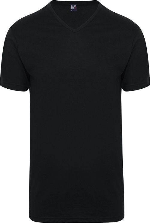 Alan Red Vermont Extra Lang V-Hals T-Shirt Zwart 2Pack Product