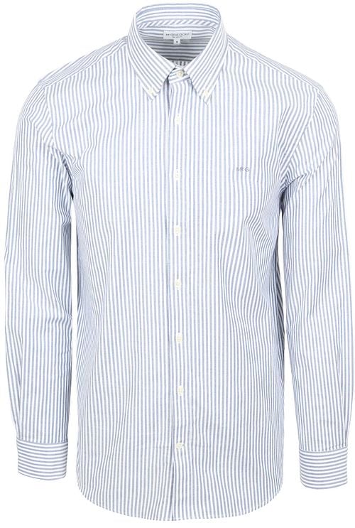 McGregor Overhemd Oxford Streep Blauw Product