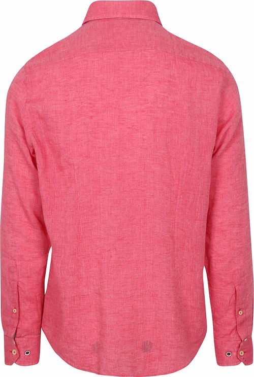 R2 Shirt Linen Cherise Product / Achterkant