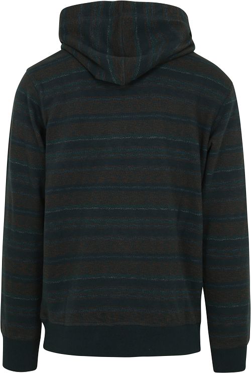 Scotch and Soda Hoodie Kontrast Dunkelgrün Product / Achterkant