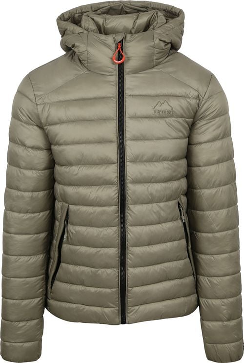 Superdry Fuji Puffer Jacket Khaki Product