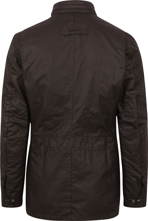 Barbour Manteau Ciré Corbridge Marron Rustic Product / Achterkant