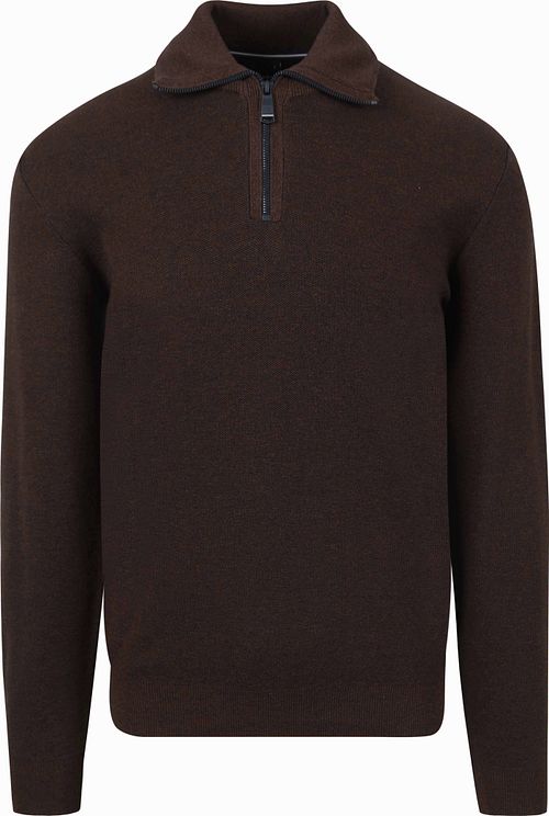 Casa Moda Halfzip Pullover Brown Product