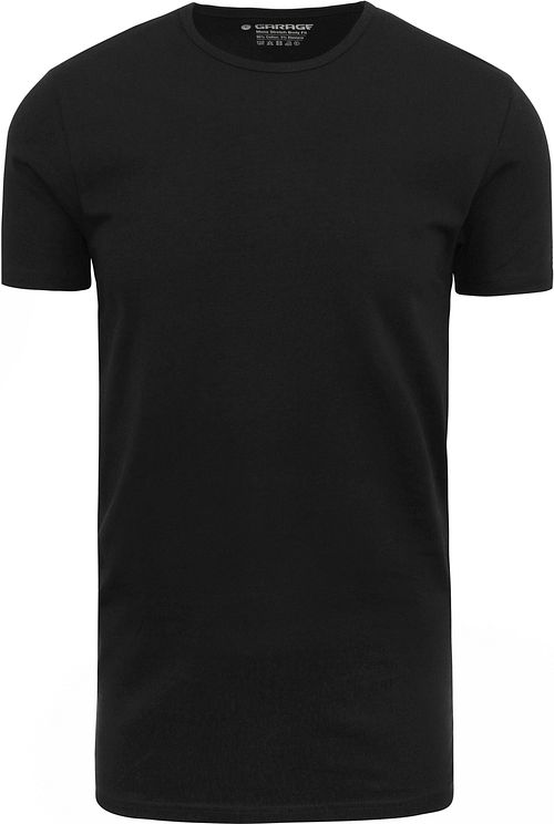 Garage Stretch Basic Black O-Neck Product