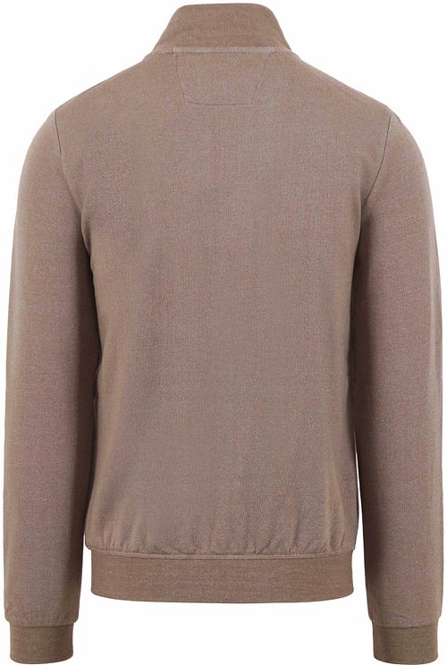 NZA Eyre Cardigan Melange Khaki Product / Achterkant