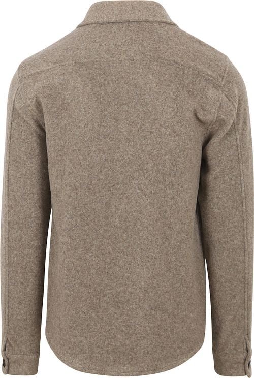 Profuomo Overshirt Woolblend Taupe