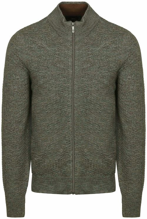 State Of Art Vest Structure Melange Groen