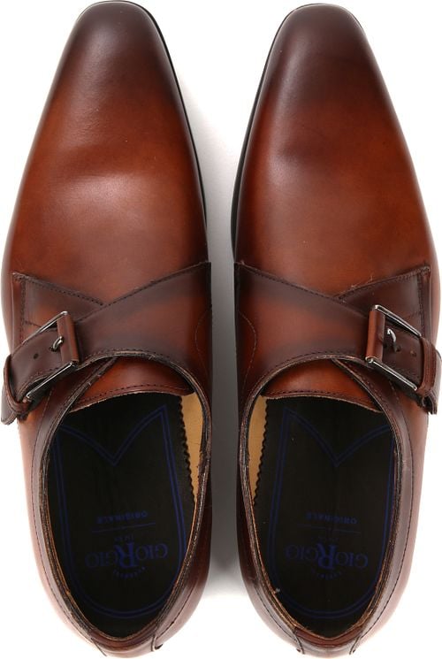 Giorgio Scandicci Schuh Braun Monk Strap Product