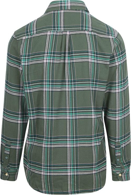Scotch and Soda Flannel Shirt Green Product / Achterkant