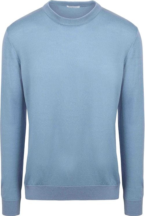 KnowledgeCotton Apparel Pullover Wool Light Blue Product