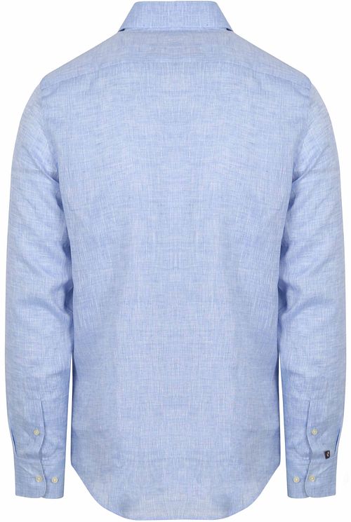 Suitable Chemise Lin Bleu Clair Product / Achterkant