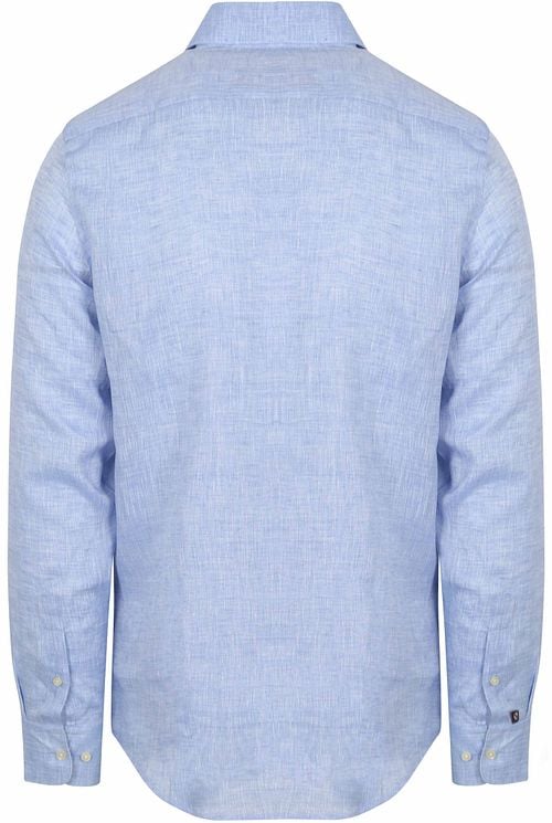 Suitable Shirt Linen Light Blue Product / Achterkant