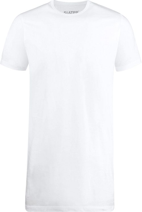 Slater 2-pack T-shirt Extra Long R-Neck White Product