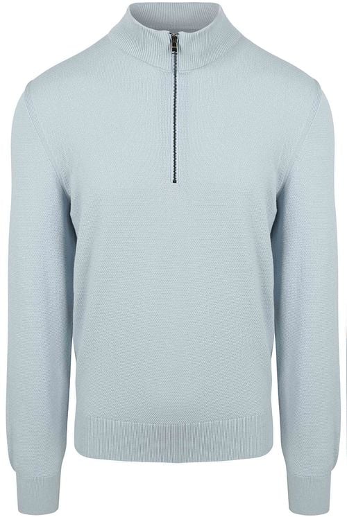 BOSS Ebrando-P Half Zip Sweater Light Blue Product