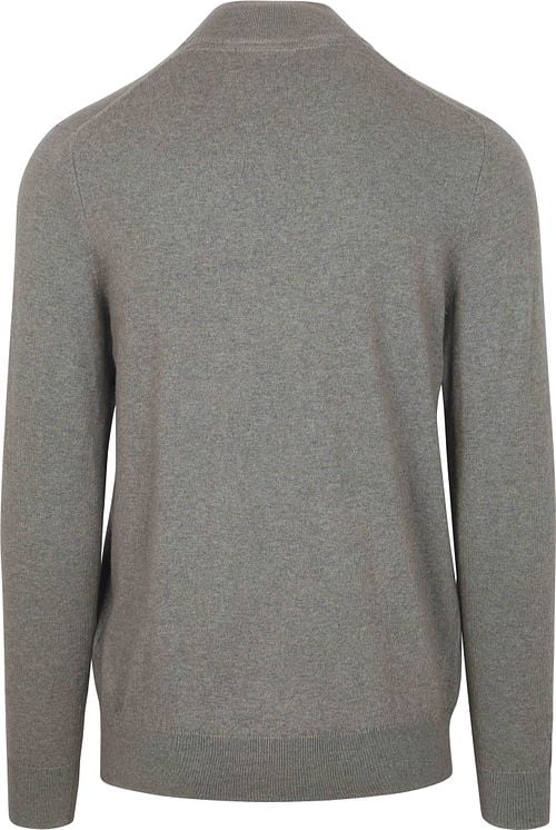 Lyle & Scott Half Zip Pullover Merino Wool Grey Product / Achterkant