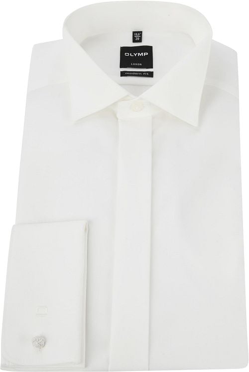 OLYMP Luxor Tuxedo Shirt Extra Long Sleeve Ecru Product