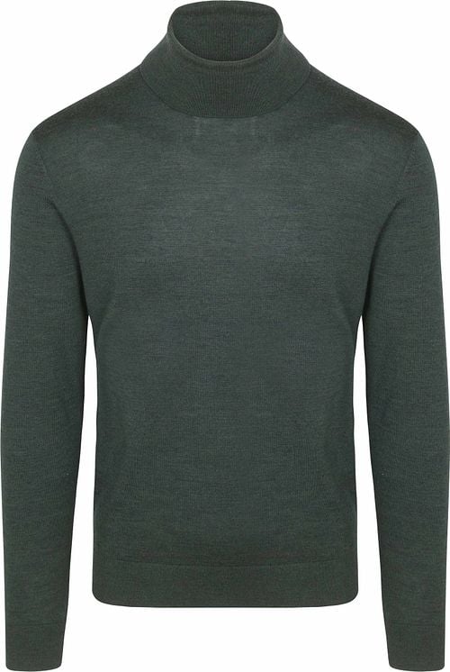 Suitable Merino Rollkragen Melange Dunkelgrün Product