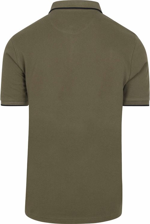Suitable Respect Poloshirt Tip Ferry Olivgrün Product / Achterkant