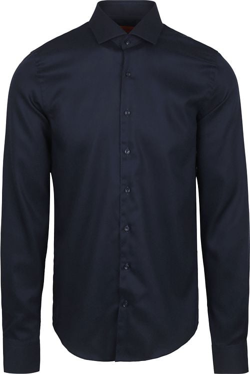 Suitable Shirt Extra Long Sleeves Twill Navy Product