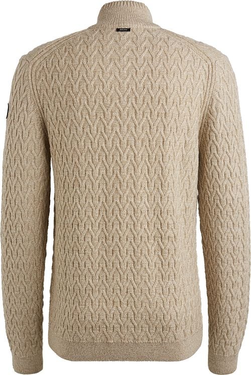 Vanguard Halfzip Pullover Beige Product / Achterkant