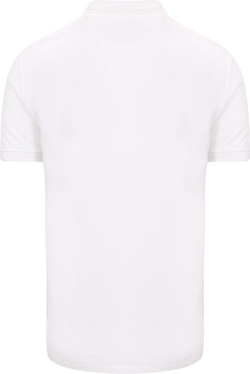 King Essentials The Rene Poloshirt Weiß Product / Achterkant