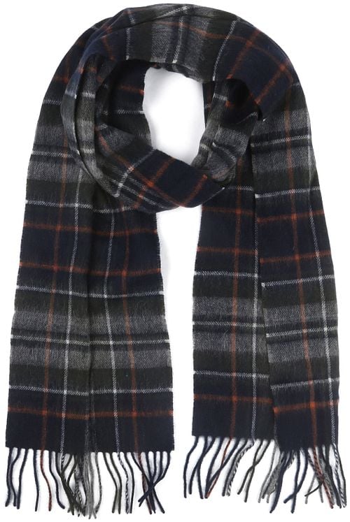 Barbour Sjaal Tartan Lamswol Grijs Product