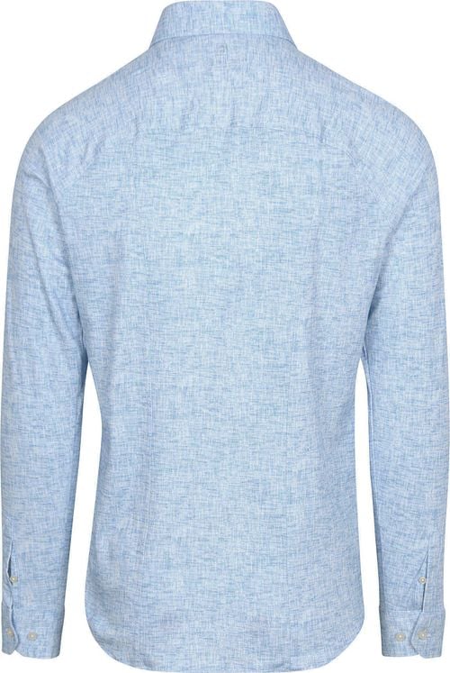 Desoto Chemise Kent Monochrome Bleu Product / Achterkant