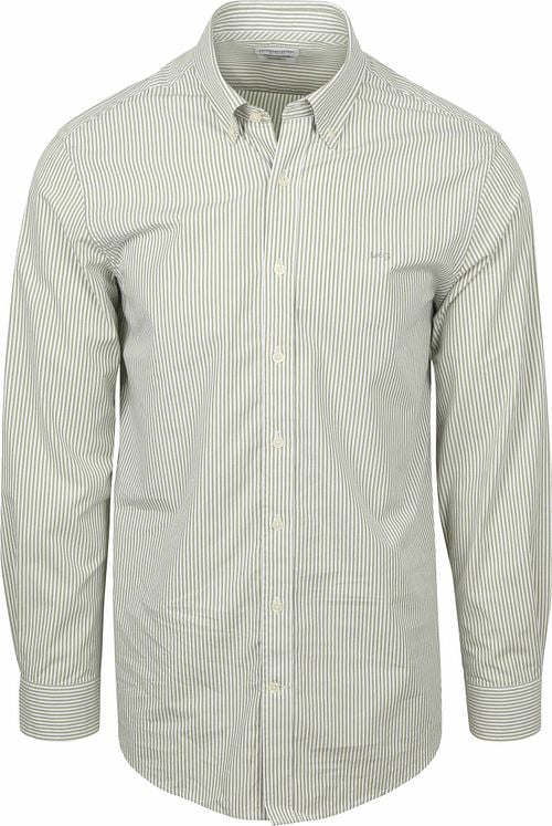 McGregor Chemise Poplin Rayures Vert