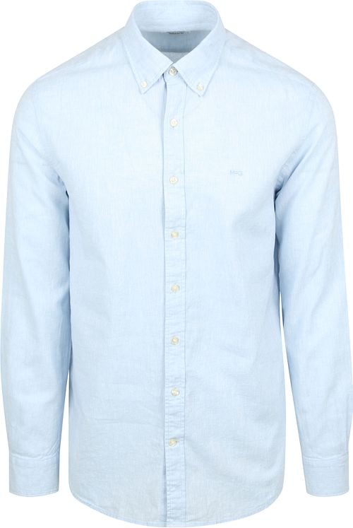 McGregor Hemd Linen Blend Hellblau Product