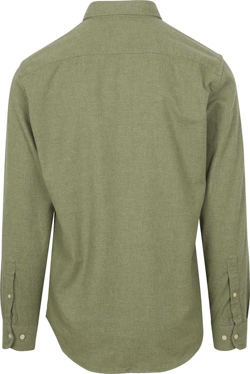 McGregor Overhemd Flanel Melange Sage Groen
