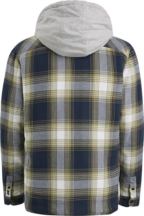 PME Legend Overshirt Checks Blue Green Product / Achterkant