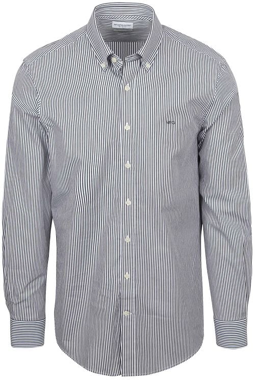 McGregor Overhemd Poplin Streep Navy
