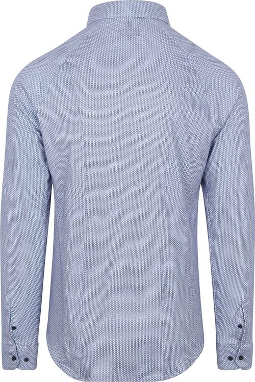 Desoto Shirt Print Blue Product / Achterkant