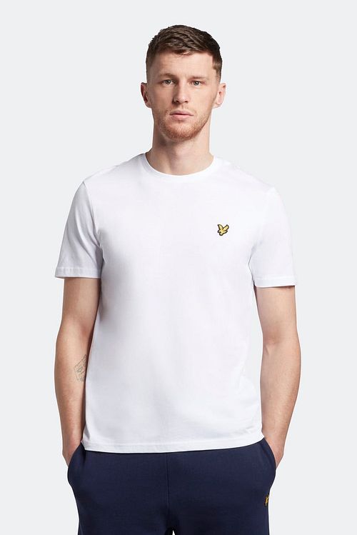Lyle and Scott Plussize T-shirt White Model / Voorkant