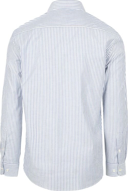 McGregor Shirt Oxford Stripes Blue Product / Achterkant