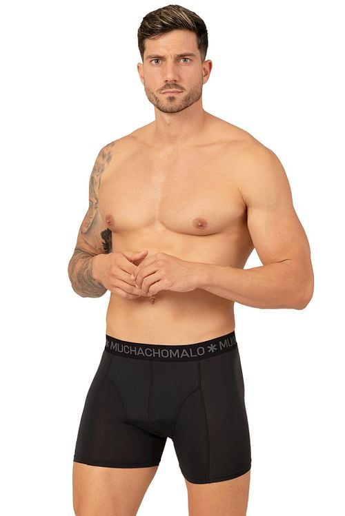 Muchachomalo Boxer Shorts Microfiber 3-Pack 34 Model / Voorkant