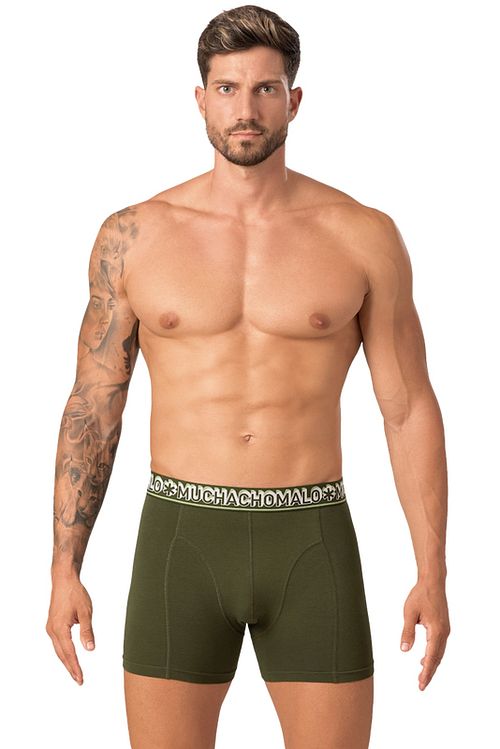 Muchachomalo Boxershorts 3-Pack Solid 379 Model / Voorkant