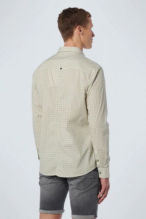 No Excess Shirt Print Green Model / Achterkant