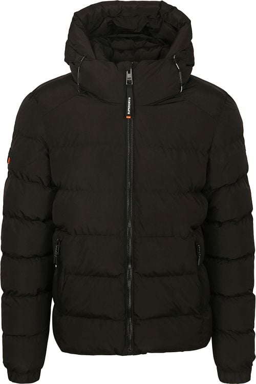 Superdry Pufferjas Hooded Zwart Product