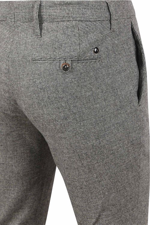 Alberto Rob Pants Pied de Poule Grey Product / Detail