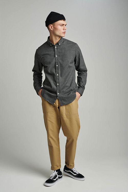 Anerkjendt Chemise Akkonrad Gris Model / Voorkant
