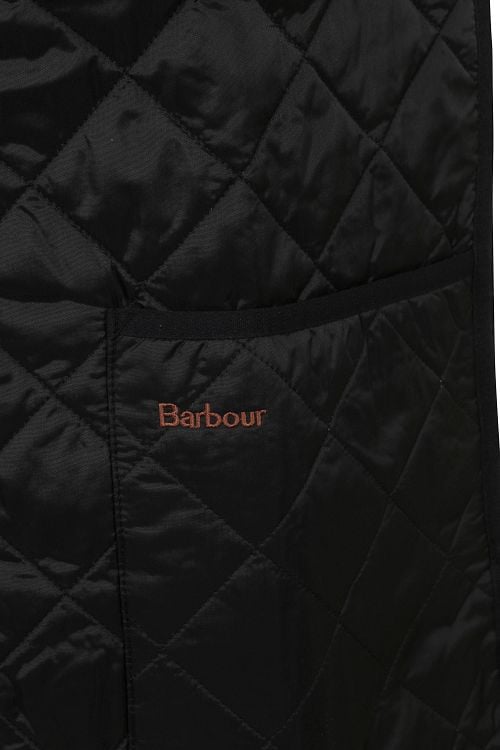 Barbour Waistcoat Quilted Zip-in Black Product / Detail