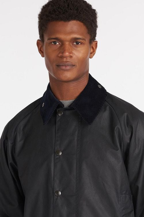 Barbour Wax Coat Beaufort Navy Model / Voorkant