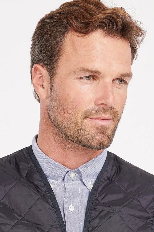 Barbour Lining Beaufort Blue Model / Detail
