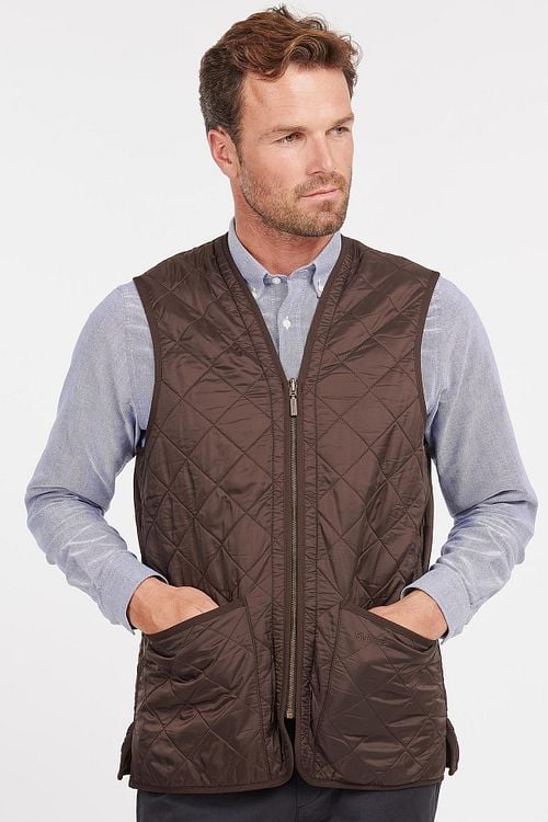 Barbour Innenfutter Polarquilt Braun Model / Voorkant