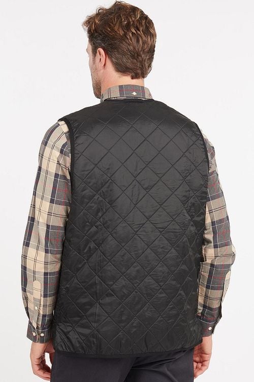 Barbour Innenfutter Polarquilt Schwarz Model / Achterkant
