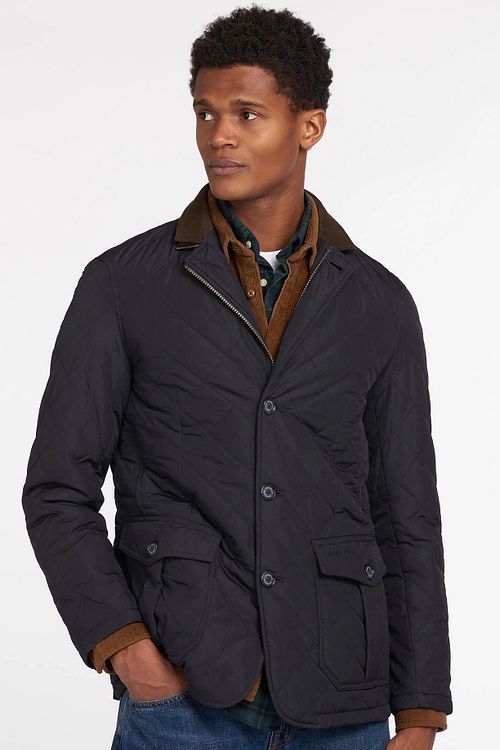Barbour Steppjacke Quilted Lutz Navy Model / Voorkant