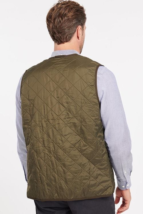 Barbour Voering Polarquilt Groen Model / Achterkant
